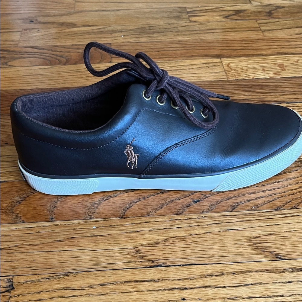 Polo by Ralph Lauren Men's Dark Brown Sneakers - Picture 3 of 6
